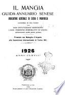 Il Mangia almanacco senese per l'anno ...