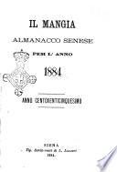 Il Mangia almanacco senese per l'anno ...