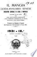 Il Mangia almanacco senese per l'anno ...