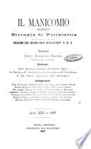 Il manicomio moderno giornale di psichiatria