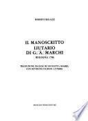 Il manoscritto liutario
