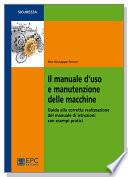 Il manuale d'uso e manutenzione delle macchine
