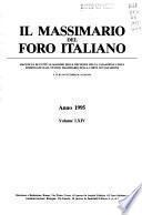 Il Massimario del Foro italiano