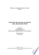 Il materiale documentario non librario nelle collezioni della BCRS