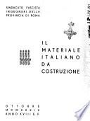 Il materiale italiano da costruzione catalogo della produzione tecnica italiana
