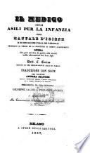 Il medico degli asili per la infanzia ... trad. con note