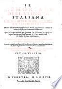 Il memoriale della lingua italiana ... ridotto in ordine d'alfabeto ... In questa seconda impressione vi e il supplimento o giunta d'autori moderni (etc.)