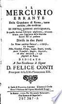 Il Mercurio errante. Delle Grandezze di Roma, tanto antiche, che moderne. 7. Edizione (etc.)