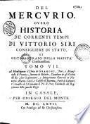 Il Mercurio overo historia de Correnti tempi (1635-1655) di Vittorio Siri