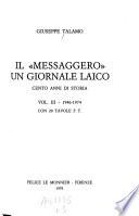 Il Messaggero e la sua città: 1946-1974 (con 20 tavoleF.T.)