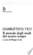 Il metodo degli studi del nostro tempo