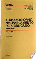 Il Mezzogiorno nel Parlamento repubblicano, (1948-1972)