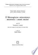 Il Mezzogiorno settecentesco attraverso i catasti onciari: Territorio e società. Atti del convegno di studi, Salerno 10-12 aprile 1984