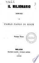 Il milionario romanzo di Carlo Paolo di Kock