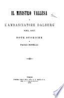 Il ministro Vallesa e l'ambasciatore Dalberg nel 1817