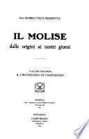 Il Molise dalle origini ai nostri giorni