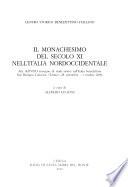 Il monachesimo del secolo XI nell'Italia nordoccidentale