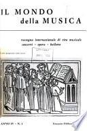 Il Mondo della musica