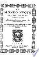 Il mondo nuovo, con gli argomenti in ottava rima d(i) Gio(vanni) Pietro Colini et in prosa d(i) Girolamo Ghisilieri