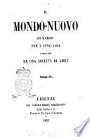 Il mondo-nuovo lunario per l'anno ... compilato da una società di amici