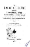 Il monitore dell'esercito dedicato ai sott'ufficiali e caporali dei corpi di fanteria e distretti militari ..
