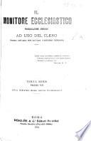 Il Monitore ecclesiastico