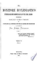 Il Monitore ecclesiastico