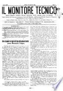 Il monitore tecnico giornale d'architettura, d'Ingegneria civile ed industriale, d'edilizia ed arti affini