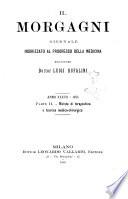 Il morgagni giornale indirizzato al progresso della medicina. Parte 2., Riviste
