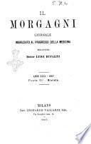 Il morgagni giornale indirizzato al progresso della medicina. Parte 2., Riviste