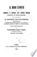 Il Moro esposto, o Cordova e Burgos nel secolo decimo