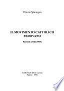 Il movimento cattolico padovano: (1946-1995)