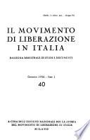 Il Movimento di liberazione in Italia