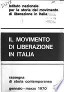 Il Movimento di liberazione in Italia