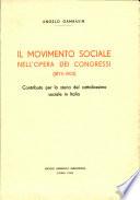 Il movimento sociale nell'Opera dei congressi (1874-1904)
