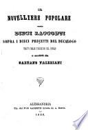 Il novelliere popolare ossia Dieci racconti sopra i dieci precetti del decalogo tratti dalle tradizioni del popolo e scritti da Gaetano Valeriani