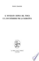 Il noviziato critico del Tenca e il suo interesse per la narrativa