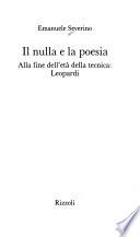 Il nulla e la poesia