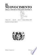 Il Nuovo Cimento Della Società Italiana Di Fisica