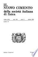 Il Nuovo cimento della Società italiana di fisica