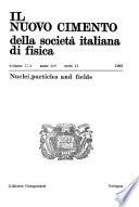 Il Nuovo cimento della Società italiana di fisica