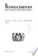 Il Nuovo Cimento Della Società Italiana Di Fisica