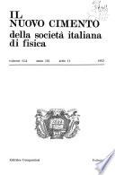 Il Nuovo Cimento Della Società Italiana Di Fisica