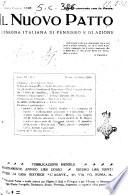 Il nuovo patto rassegna italiana di pensiero e di azione