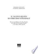Il nuovo reato di omicidio stradale