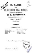 Il padre ossia La scommessa della modista commedia in quattro atti di N. Bauernfeld