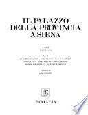 Il Palazzo della Provincia a Siena