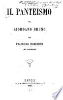 Il panteismo di Giordano Bruno
