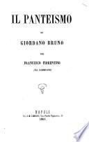 Il panteismo di Giordano Bruno per Francesco Fiorentino