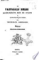 Il Pappagallo romano dichiarato reo di stato e condannato all'esilio dal triumvirato cardinalizio